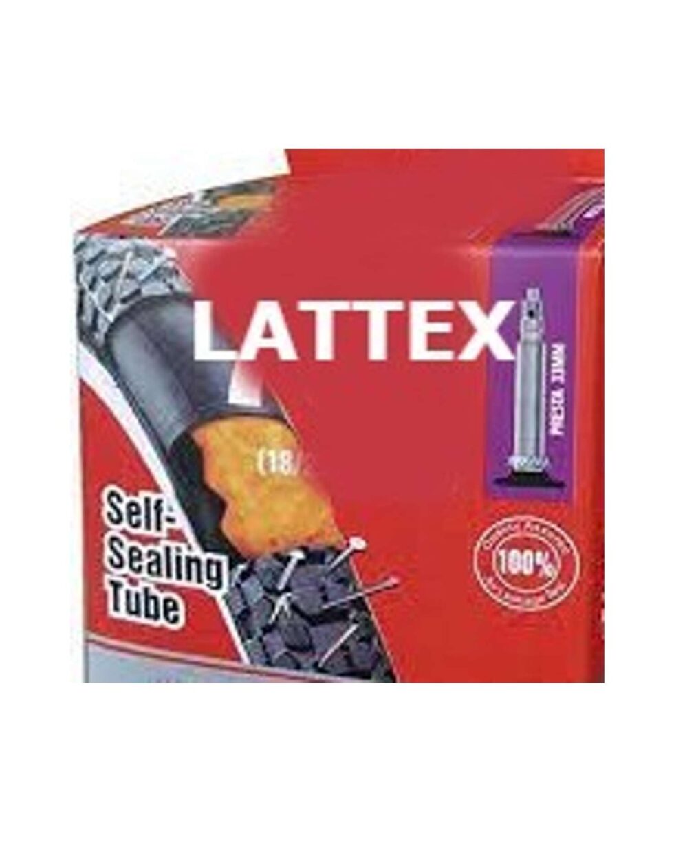 Camera d'aria con LATTEX 27x1,75/2,10 V.40mm