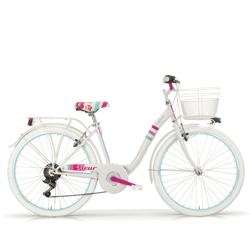 Bicicletta Bimbi MBM Fleur 26" City bike 6V. - Immagine 1