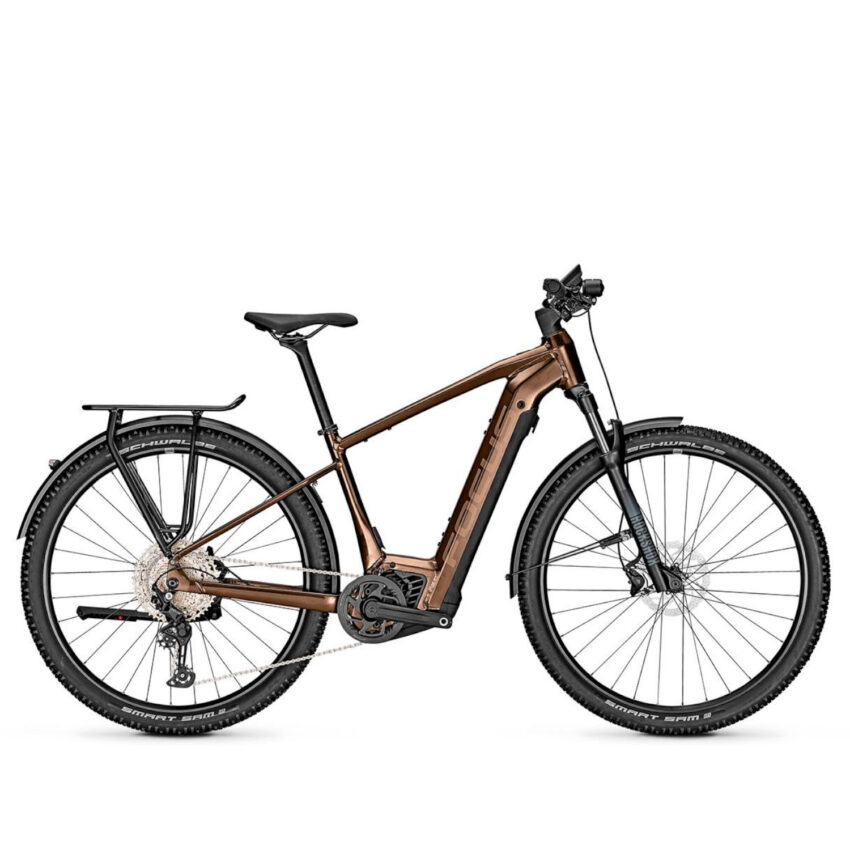 E-Bike E-Mtb Front FOCUS Aventura2 6.8 Goldbrown