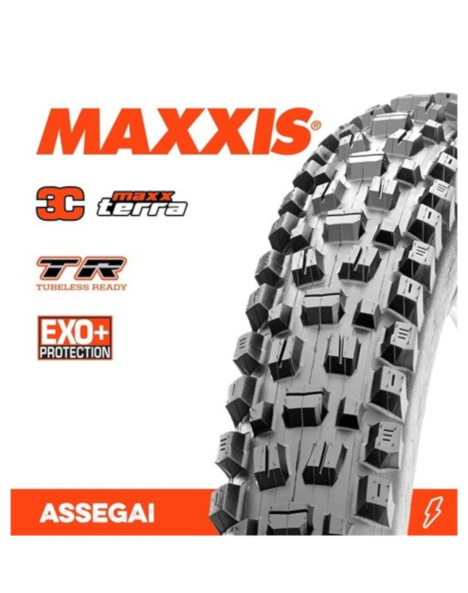 Maxxis Assegai WT TLR Pieghevole, Pneumatico Unisex Adulto