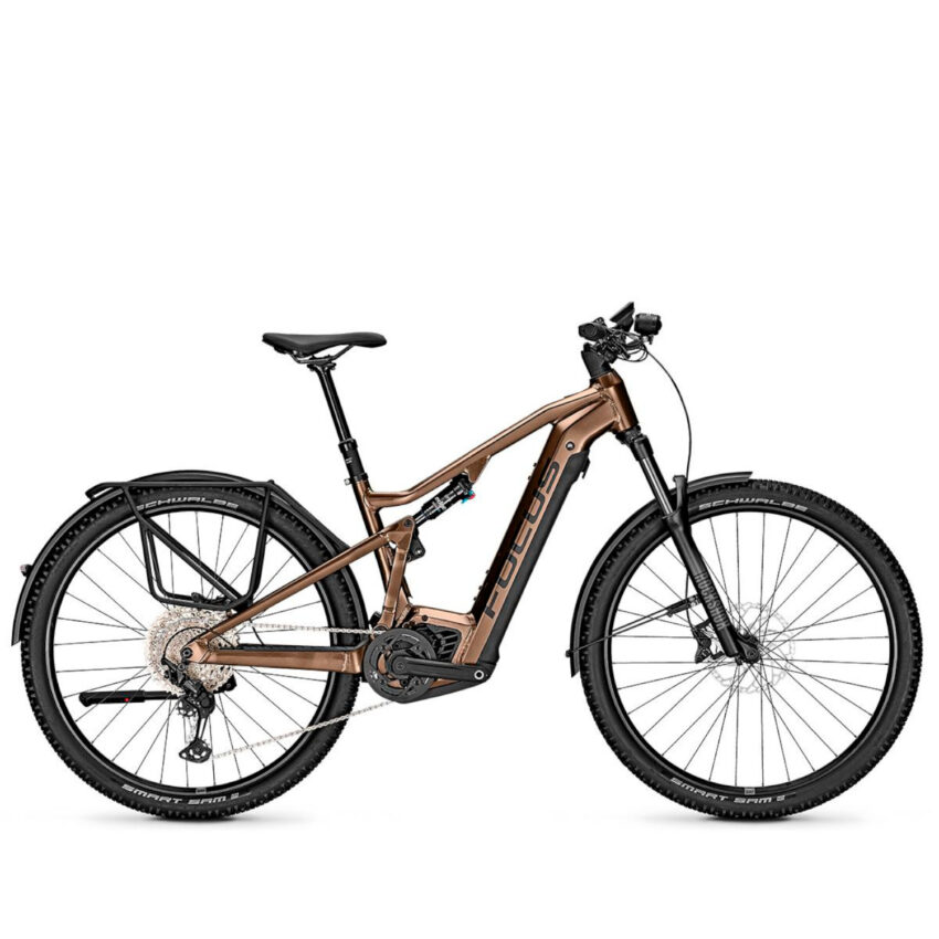 E-Bike E-Mtb Full FOCUS Thron2 6.8 EQP Goldbrown