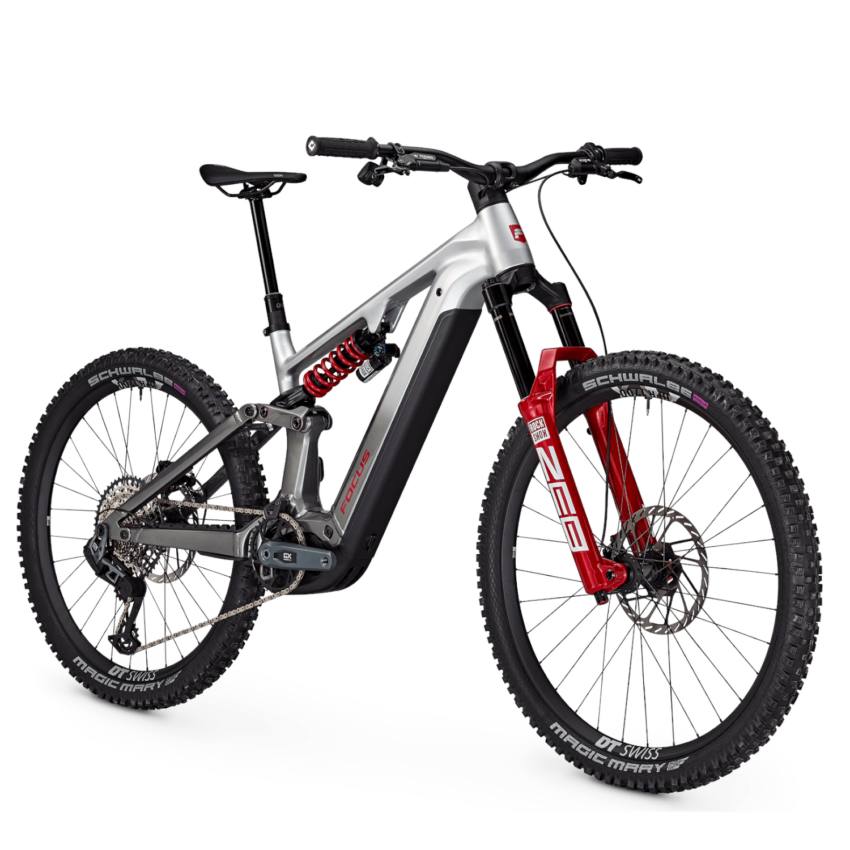 E-Bike E-Mtb Full FOCUS SAM2 6.0 600Wh MX Nepalsilver glossy / Steelgrey glossy