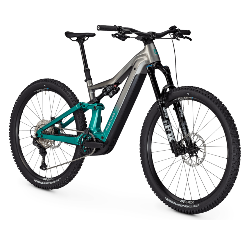 E-Bike E-Mtb Full FOCUS JAM2 6.9 Nepalsilver / Emeraldgreen
